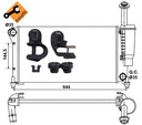 C40B61 NRF RADIATEUR DE MOTEUR (AVEC ELEMENTAMI DE SUPPORT EASY FIT) ÇA VA DO: photo 2 - milautoparts-fr.ukrlive.com