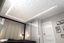 БЕЛЫЕ НАСТЕННЫЕ ПАНЕЛИ Блестящие декоративные потолочные кессоны 3D 1 шт. - 0,25 м2.