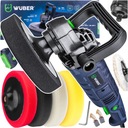 АВТОПОЛИРОВКА 2300ВТ ЭКСЦЕНТРИЧЕСКАЯ РЕГУЛИРОВКА СКОРОСТИ + НАБОР ГУБКИ + ВОЙЛКА