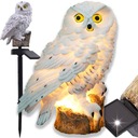 САДОВАЯ СОЛНЕЧНАЯ ЛАМПА СОВА, ВОДОНЕПРОНИЦАЕМАЯ, БОЛЬШОЙ СВЕТОДИОД