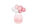 Balonowy topper na tort - balony - Party Deco - różowy EAN (GTIN) 5904555032996