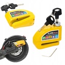 ЗАМОК ТОРМОЗНОГО ДИСКА С СИГНАЛизацией ДЛЯ МОТОЦИКЛОВ И ВЕЛОСИПЕДОВ, ВОДОНЕПРОНИЦАЕМЫЙ