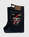 Pánske džínsové nohavice Tmavomodré Texasy Džínsy Rovné KWS JEANS 505 W33L34 Odtieň námornícky modrý