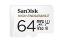 SanDisk 64 ГБ MICRO SDXC High Endurance, 100 МБ/с