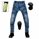 PANTALONES MOTOCICLETA BOJOWKI MESKIE JEANSY KEVLAR S-XXXL 