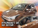 Обтекатели Hyundai i20 II 5d. 2015-2020 гг. СО СПИНКОЙ