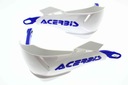 Поручни Acerbis X — заводские с алюминиевым сердечником, бело-синие защитные ограждения