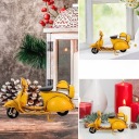 DELIKATNY ЖЕЛТЫЙ МЕТАЛИЧЕСКИЙ ORNAMENT МОТОЦИКЛЕТНЫЙ NA BIURKO  фото 14
