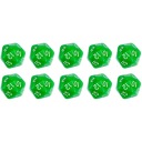 НАБОР ИЗ 10 ДВАДЦАТИСТОРОННИХ КУБИКОВ D20 RPG DRIVER SWAMP