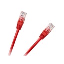 Kabel UTP 8c wtyk-wtyk CCA czerwony cat.6e 3m