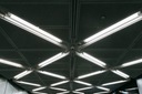 Герметичный светодиодный светильник 1х60см листовой металл для гаража