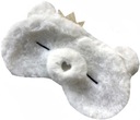 МАСКА ДЛЯ ВЕК ДЛЯ СНА, СНА, РАССЛАБЛЕНИЯ, плюшевый мишка, белый OLDMAN PLUSH