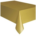 БОЛЬШАЯ одноразовая скатерть из фольги GOLD 137x274 см