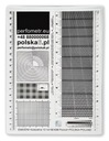 PERFOMETER 1/8моно линейка с шагом зуба 0,05 мм ИЗМЕРЕНИЯ