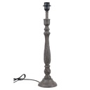 ОСНОВАНИЕ НАСТОЛЬНОЙ ЛАМПЫ ЧЕРНАЯ НОЖКА E27 ДЕРЕВО