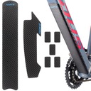 ЗАЩИТНАЯ ФОЛЬГА ДЛЯ ДОРОЖНОГО MTB ВЕЛОСИПЕДА ТОЛСТАЯ УГЛЕРОДНАЯ 7 ЭЛЕМЕНТОВ