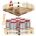 2x ПОЛКА ДЛЯ ДУША GOLD LOFT, сталь