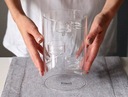 Стеклянный подсвечник на 3 чайные свечи Wilmax, 20 см
