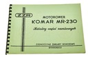 Книга-каталог запчастей Romet Komar 230