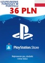 Код пополнения PLAYSTATION STORE 36 польских злотых PSN