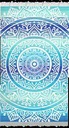 MANDALA KARINA быстросохнущее пляжное полотенце, синее