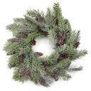 STROIK ŚWIĄTECZNY WIENIEC Z SZYSZKAMI 35 cm