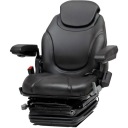 Черное кресло для погрузчика