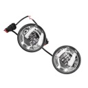2 PCS 4,5 POUCES MOTOCYCLETTE LANTERNE ANTIBUÉE IP67 6500K BLANCHE R3photo 8