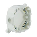 КОРОБКА НАВЕРХНЕГО МОНТАЖА Н/Т 80x80 IP44 С КЛЕММАМИ 2,5 ММ