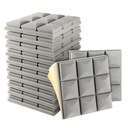 12x САМОКЛЕЯЩИЕСЯ КОВРИКИ ИЗ ПЕНЫ ДЛЯ ЗВУКА 1м2