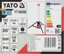 YATO ФАРА СЕРВІСНА LED (СВІТЛОДІОД) 100W ZE STATYWEM 360° 7500LM  (17620109193) фото min 8