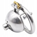 Metalowa klatka Chastity Cage Penis Lock z cewniki Waga produktu z opakowaniem jednostkowym 1.01 kg