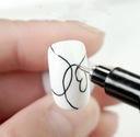 Ручка-рапидограф и маркер для дизайна ногтей.