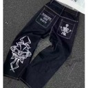 Pánske džínsy Streetwear JNCO Jeans Y2k Hi Dĺžka nohavíc dlhá