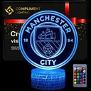 3D светодиодный USB-ночник + пульт дистанционного управления «Манчестер Сити»