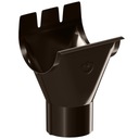 KROP STAL System rynnowy LEJ SPUSTOWY 130/90 BRĄZ System rynnowy