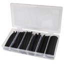 НАБОР ТРУБОК ЧЕРНЫЕ ТЕРМОУСАДОЧНЫЕ ТРУБКИ 100 ШТ. ДЛЯ ИЗОЛЯЦИИ