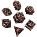 НАБОР ИЗ 7 МЕТАЛЛИЧЕСКИХ КУБИКОВ ДЛЯ РПГ «ДРАКОН Скипетр»