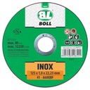 РЕЖУЩИЙ И ШЛИФОВАЛЬНЫЙ ДИСК BELL INOX 41-125x1MM
