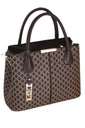 Elegantná kabelka s geometrickým vzorom extra opasok z ekologickej kože Značka D-look