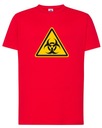 męska KOSZULKA T-shirt BIOHAZARD na prezent XS Kolor wielokolorowy