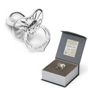 СЕРЕБРЯНАЯ соска в подарок ДЕНЬ РОЖДЕНИЯ КРЕЩЕНИЕ Гравировка