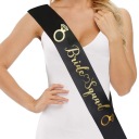 BLACK BRIDE SQUAD ЗОЛОТОЙ BRIDE SQUAD ПОЯС ДЛЯ ВЕЧЕРИНКИ НЕВЕСТЫ