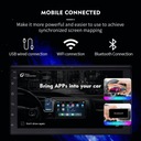 7-palcový HD Android Auto Universal Carplay 2DIN autorádio 1G + 32G auto displej Šírka produktu 14 cm