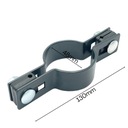 Priechodná objímka pre plotové panely fi48 mm, farba Kód výrobcu brak