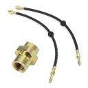 2 PCS TUYAU DE FREIN AVANT VOITURES 34321165587 SUBSTITUT POUR CVphoto 8