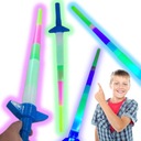1 СВЕТОДИОДНЫЙ ТЕЛЕСКОПИЧЕСКИЙ СВЕТОВОЙ МЕЧ СКЛАДНОЙ С БАТАРЕЯМИ LED BONDER