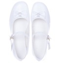 Topánky Baleríny komunitné baleríny pre dievčatá 37 Dominujúca farba biela