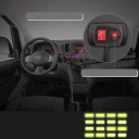 8X ФАРИ ПОПЕРЕДЖУЮЧІ СТРОБОСКОП ДОПОМОГА ЛАФЕТА 12 LED (СВІТЛОДІОД) 12V 24V IP65  фото 6