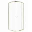 ДУШЕВАЯ КАБИНА ПОЛУКРУГЛАЯ 80х80 ЛКП-16 ПРОЗРАЧНОЕ СТЕКЛО